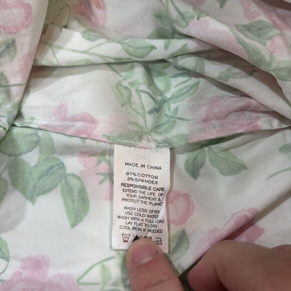 Hill House Dress Womens Size Medium The Ophelia Nap Midi Pink Rose Spring - Picture 9 of 10